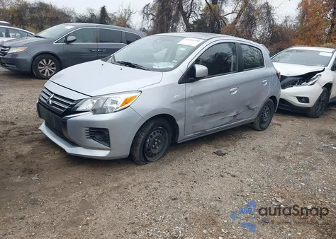 2024 Mitsubishi Mirage Es/Le из США, поврежденный, VIN ML32AUHJ6RH016733